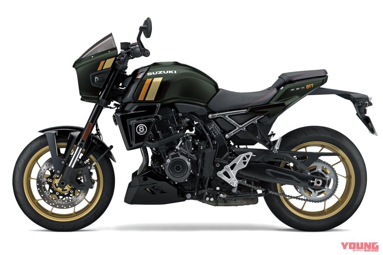 ｜【速報】スズキ新型車「GSX-8T / GSX-8TT」登場!! 昭和のロードスター/ロードレーサーをオマージュした本気のネオクラシック