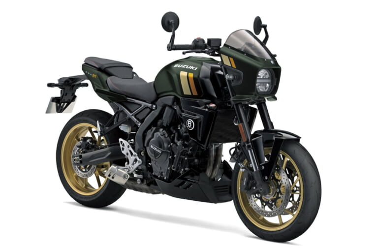 スズキ｜GSX-8TT｜2025年モデル｜輸出仕様｜【速報】スズキ新型車「GSX-8T / GSX-8TT」登場!! 昭和のロードスター/ロードレーサーをオマージュした本気のネオクラシック