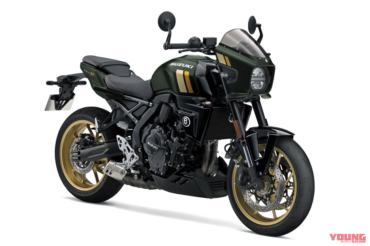 |【速報】スズキ新型車「GSX-8T / GSX-8TT」登場!! 昭和のロードスター/ロードレーサーをオマージュした本気のネオクラシック