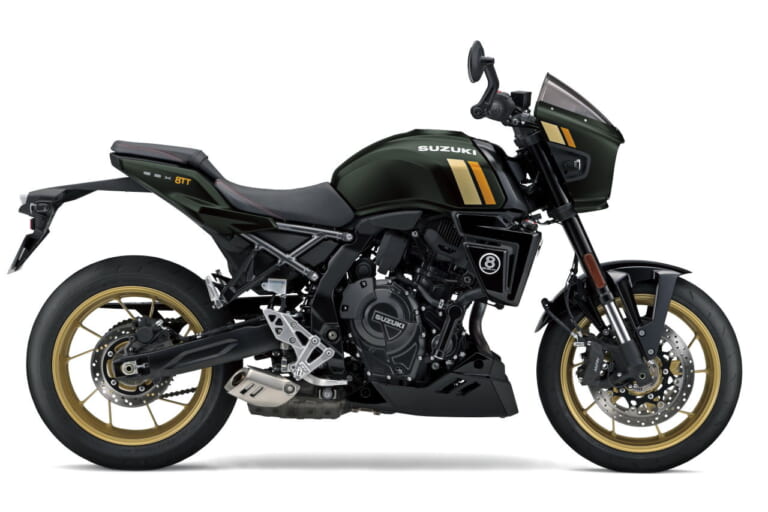 スズキ|GSX-8TT|2025年モデル|輸出仕様|【速報】スズキ新型車「GSX-8T / GSX-8TT」登場!! 昭和のロードスター/ロードレーサーをオマージュした本気のネオクラシック