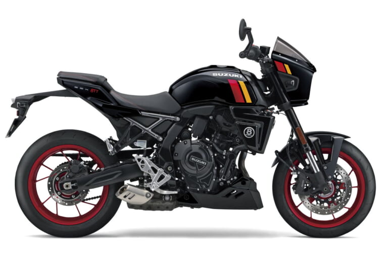 スズキ｜GSX-8TT｜2025年モデル｜輸出仕様｜【速報】スズキ新型車「GSX-8T / GSX-8TT」登場!! 昭和のロードスター/ロードレーサーをオマージュした本気のネオクラシック