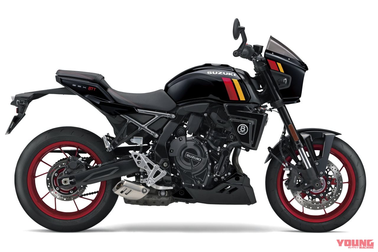 |【速報】スズキ新型車「GSX-8T / GSX-8TT」登場!! 昭和のロードスター/ロードレーサーをオマージュした本気のネオクラシック
