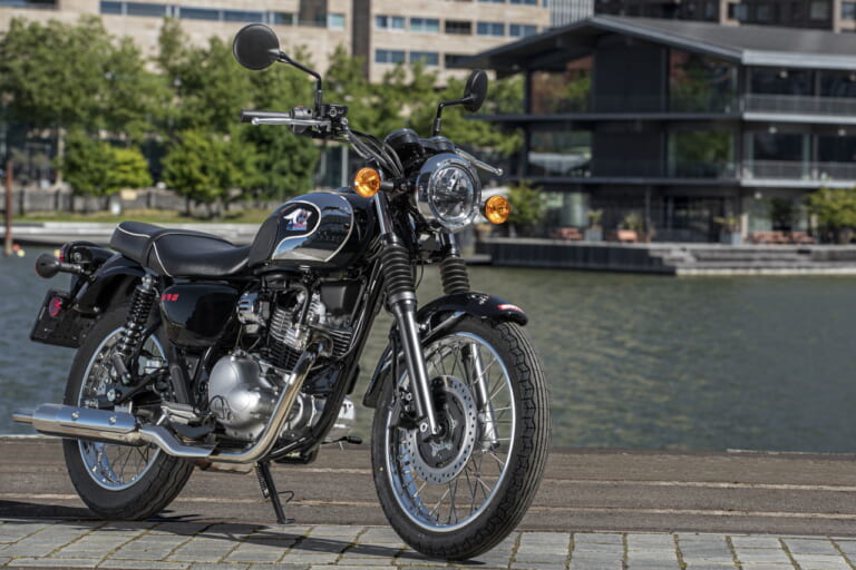 カワサキ｜メグロS1｜欧州仕様｜2026年モデル｜カワサキ「W230」「メグロS1」の2026年モデルが登場！ W230はメッキフェンダーの新色マットグリーン採用【欧州】