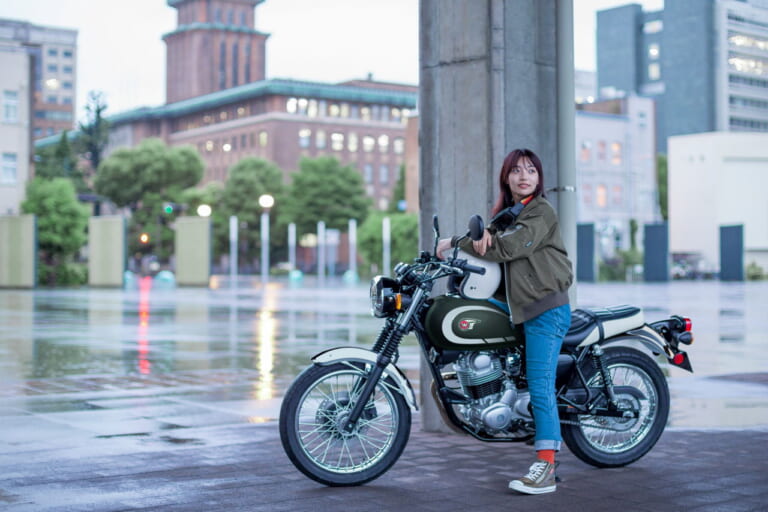 カワサキ|W230|欧州仕様|2026年モデル|カワサキ「W230」「メグロS1」の2026年モデルが登場! W230はメッキフェンダーの新色マットグリーン採用【欧州】