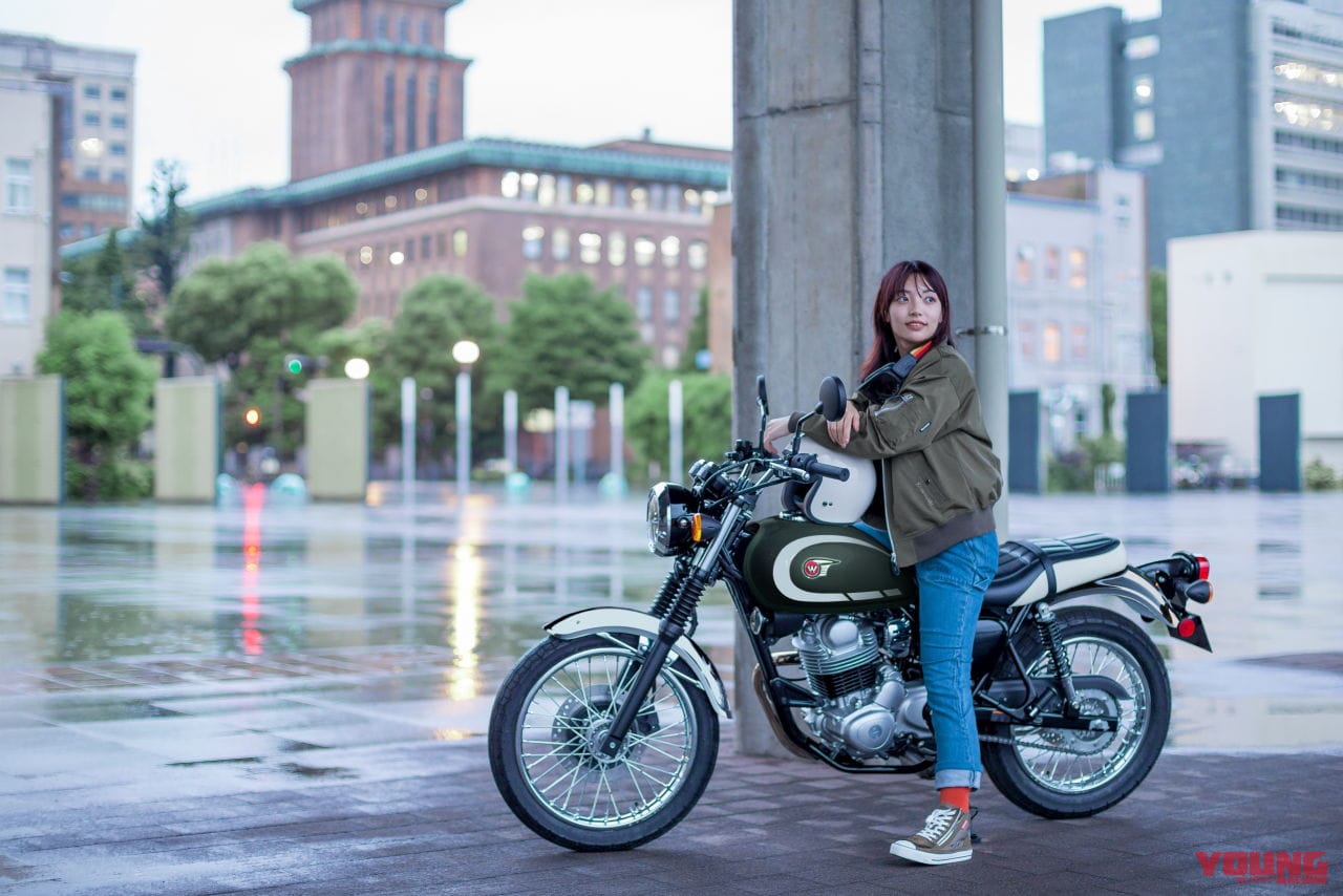 カワサキ｜W230｜欧州仕様｜2026年モデル｜カワサキ「W230」「メグロS1」の2026年モデルが登場！ W230はメッキフェンダーの新色マットグリーン採用【欧州】