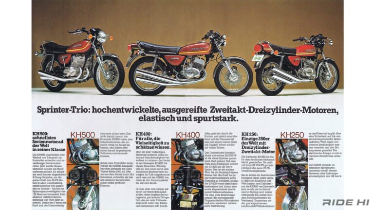 カワサキ｜KH400｜カワサキの2スト3気筒エンターテイメント！ 白煙もうもうだった「350SS」「400SS」「KH400」