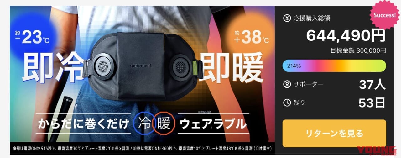unitement THERMO-GEAR BELT|ゴルファー向け冷却ベルトはライダーの味方?!フォーシーズンズ「THERMO-GEAR BELT」が夏のライディングを快適にしてくれそう