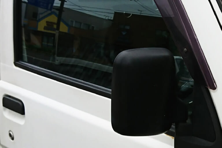 ハイゼット純正ミラー|「ニンジャのミラーが軽トラにボルトオン!? 」カワサキフリーク&バイク好きにも刺さる【カンタンでリーズナブルな定番チューン】