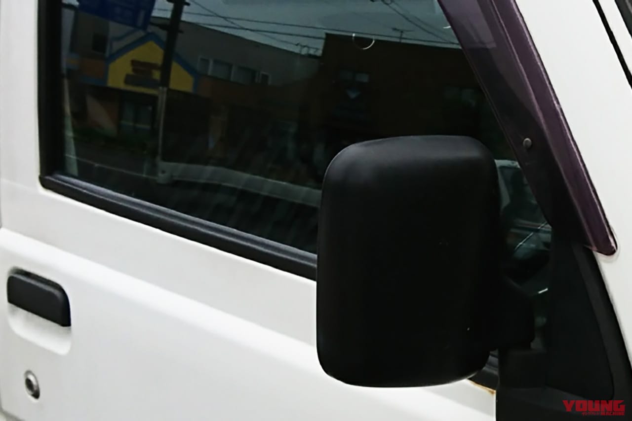 ハイゼット純正ミラー|「ニンジャのミラーが軽トラにボルトオン!? 」カワサキフリーク&バイク好きにも刺さる【カンタンでリーズナブルな定番チューン】