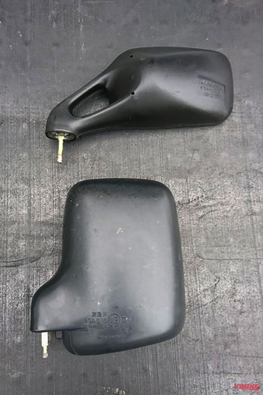 ニンジャ純正後期ミラーとハイゼット純正ミラー|「ニンジャのミラーが軽トラにボルトオン!? 」カワサキフリーク&バイク好きにも刺さる【カンタンでリーズナブルな定番チューン】