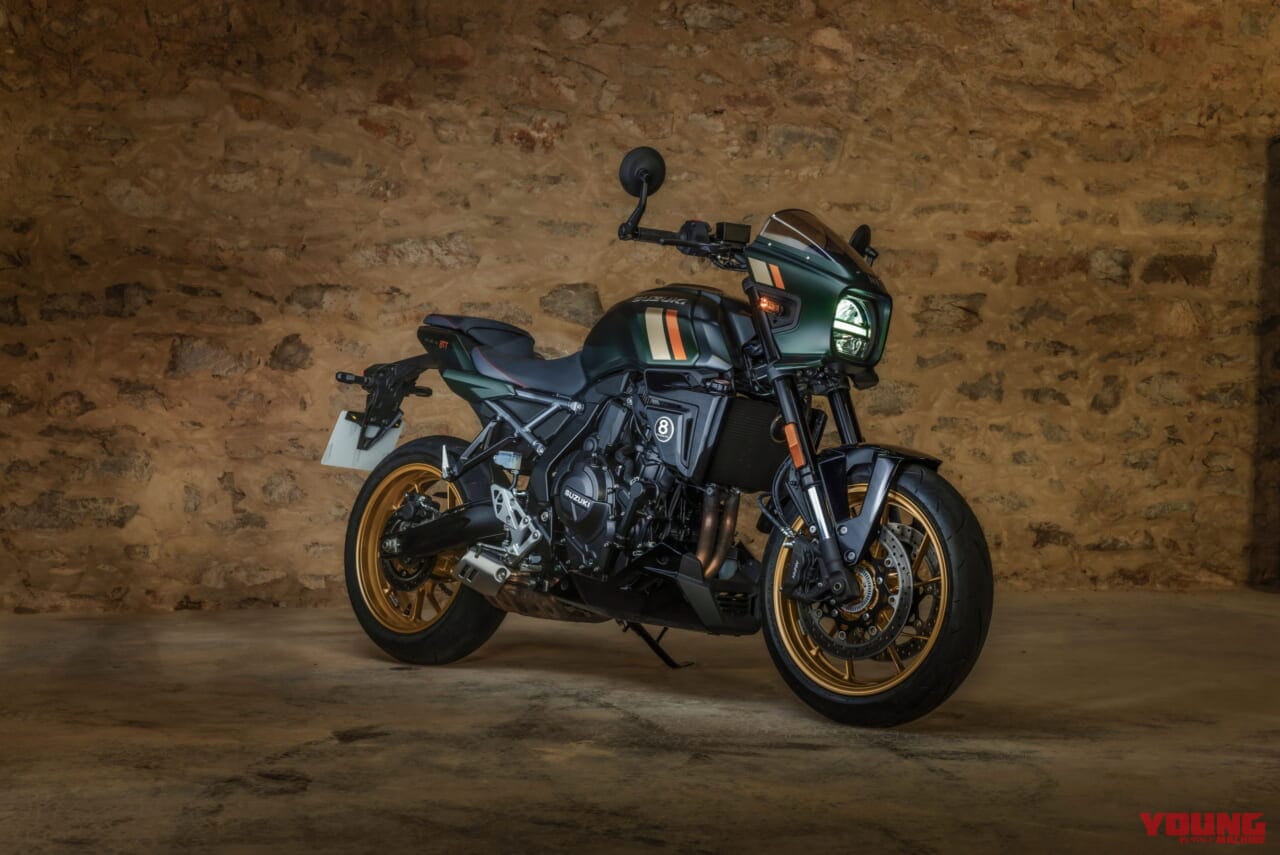 スズキ｜GSX-8TT｜輸出仕様｜2025年モデル｜【速報】スズキ新型車「GSX-8T / GSX-8TT」登場!! 昭和のロードスター/ロードレーサーをオマージュした本気のネオクラシック