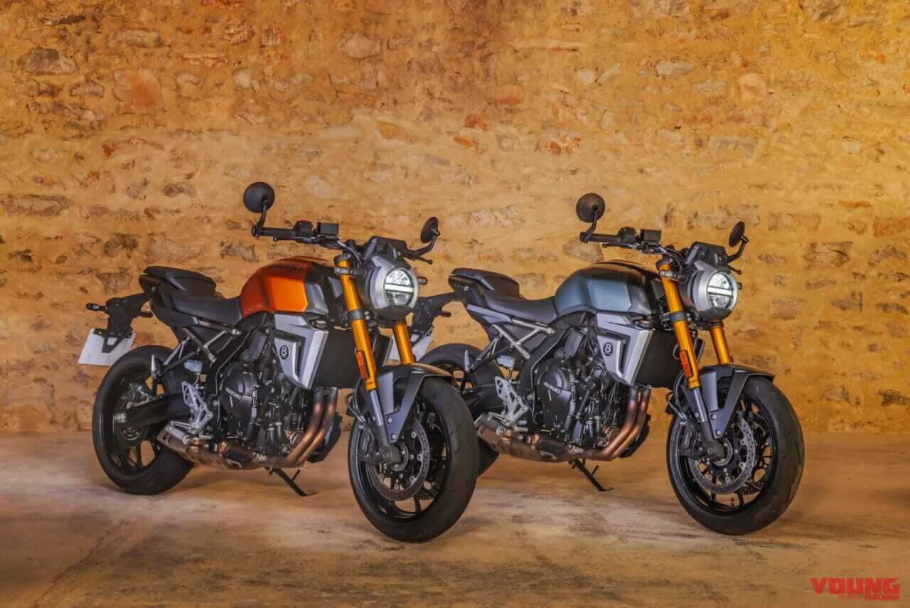 スズキ｜GSX-8T｜輸出仕様｜2025年モデル｜【速報】スズキ新型車「GSX-8T / GSX-8TT」登場!! 昭和のロードスター/ロードレーサーをオマージュした本気のネオクラシック