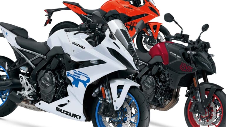 スズキ「GSX-8R」「GSX-8S」の2026年モデルが登場！ カラーバリエーション変更で全色を刷新【海外】