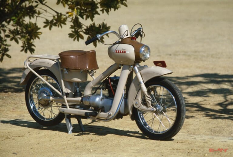 丸正自動車製造｜ベビーライラックJF｜「70年前に縦置きVツイン」「ご存知!? シャフトのライラック号」…浜松の廃業バイクメーカー・丸正自動車製造の足跡