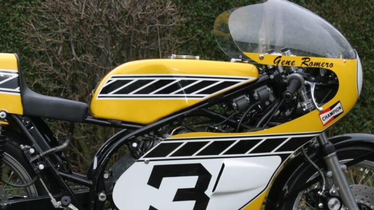 約1400万円! 伝説のモンスターマシン「ヤマハTZ750」デイトナ優勝車がオークションに登場