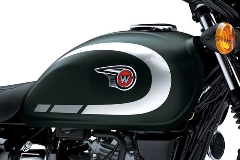 カワサキ｜W230｜欧州仕様｜2026年モデル｜カワサキ「W230」「メグロS1」の2026年モデルが登場！ W230はメッキフェンダーの新色マットグリーン採用【欧州】