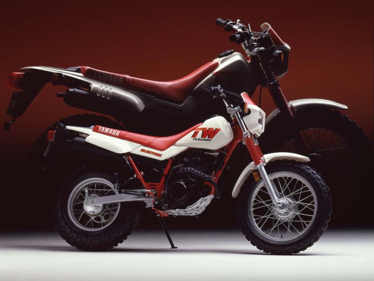 ヤマハ|TW200|1987年|北米仕様|ヤマハ「TW200」の2026年モデルが登場! 姿をほとんど変えずに生き残る極太タイヤの空冷オフロード車【北米】