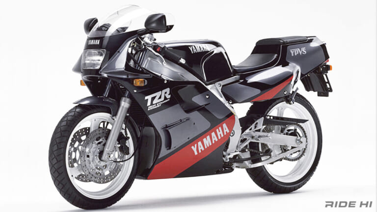 ヤマハ｜TZR250｜3MA｜1989｜「いわゆるサンマ」TZR250（3MA）の後方排気はレーシングマシンTZ250の旋回安定確保が狙いだった