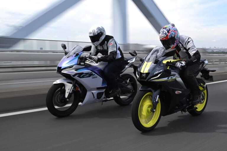 ヤマハ｜YZF-R25｜YZF-R15｜同時試乗で徹底比較だッ!! 同じヤマハの軽二輪だけど…YZF-R15とYZF-R25ってどう違う?【街中メインで試乗してみた!!】