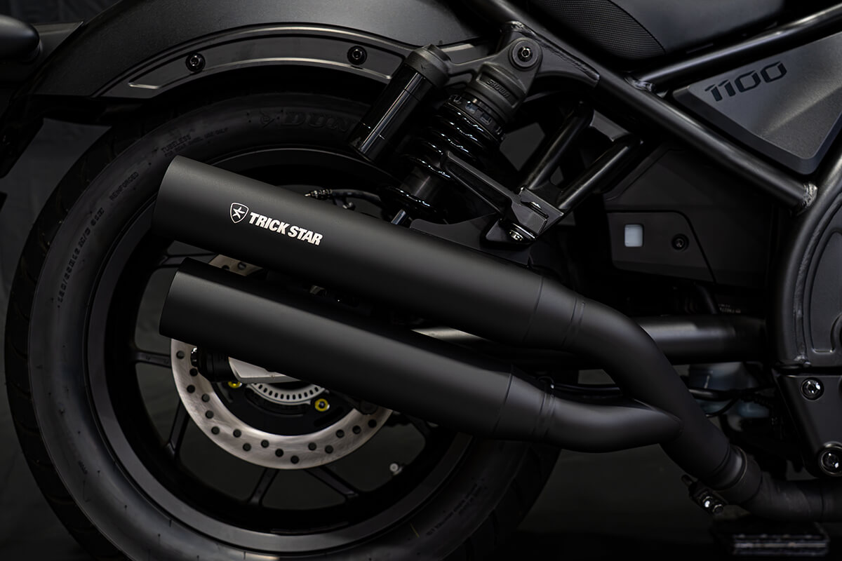 トリックスターRebel1100｜【トリックスター】Rebel1100政府認証スリップオンマフラーが登場!