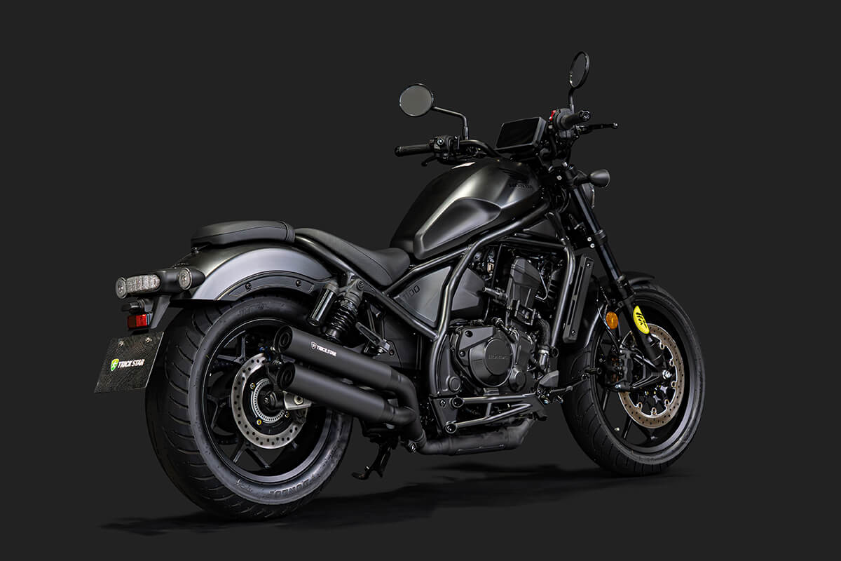 トリックスターRebel1100｜【トリックスター】Rebel1100政府認証スリップオンマフラーが登場!