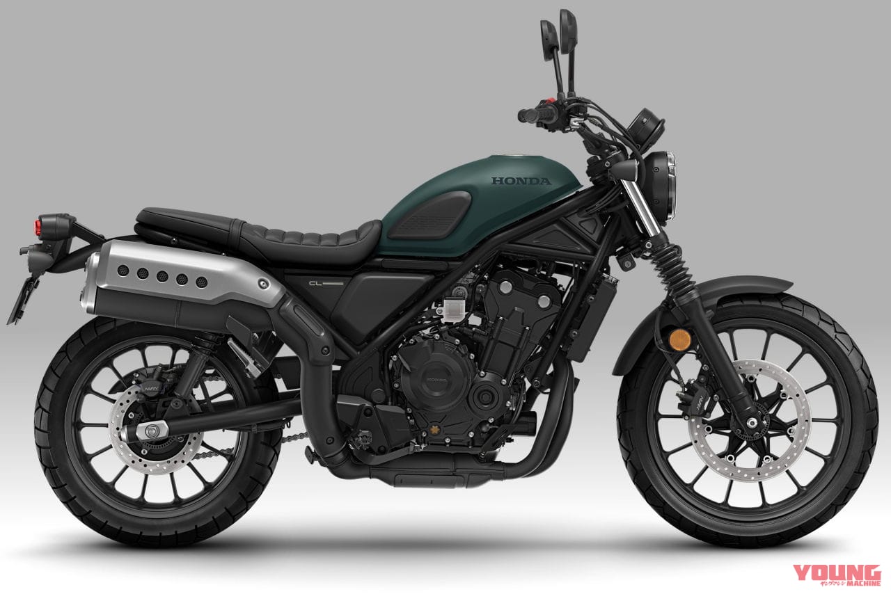 |ホンダ「CL500」一部仕様を変更、ニューカラー採用の2025年モデル登場! ミドルツインの快走スクランブラー