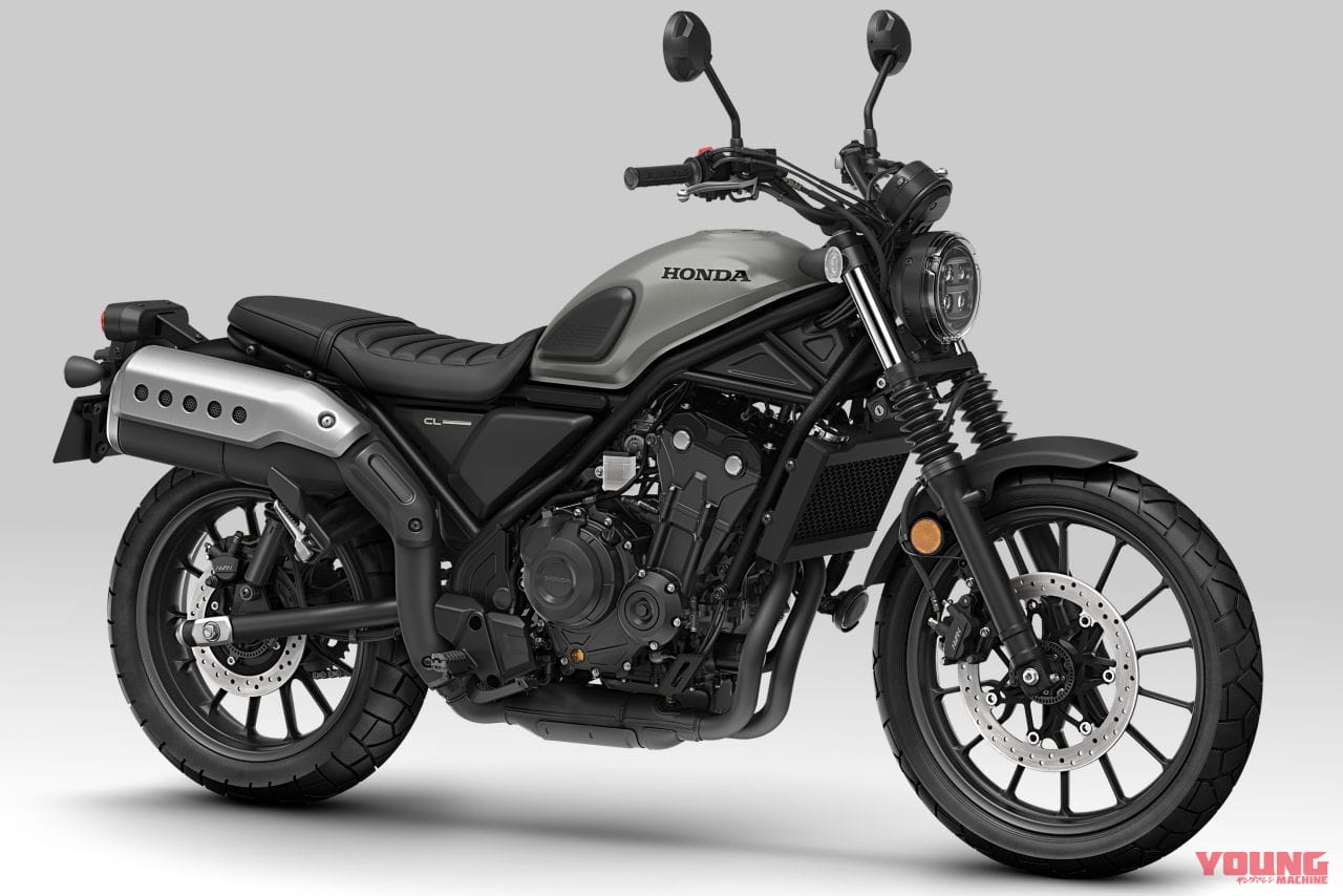 |ホンダ「CL500」一部仕様を変更、ニューカラー採用の2025年モデル登場! ミドルツインの快走スクランブラー