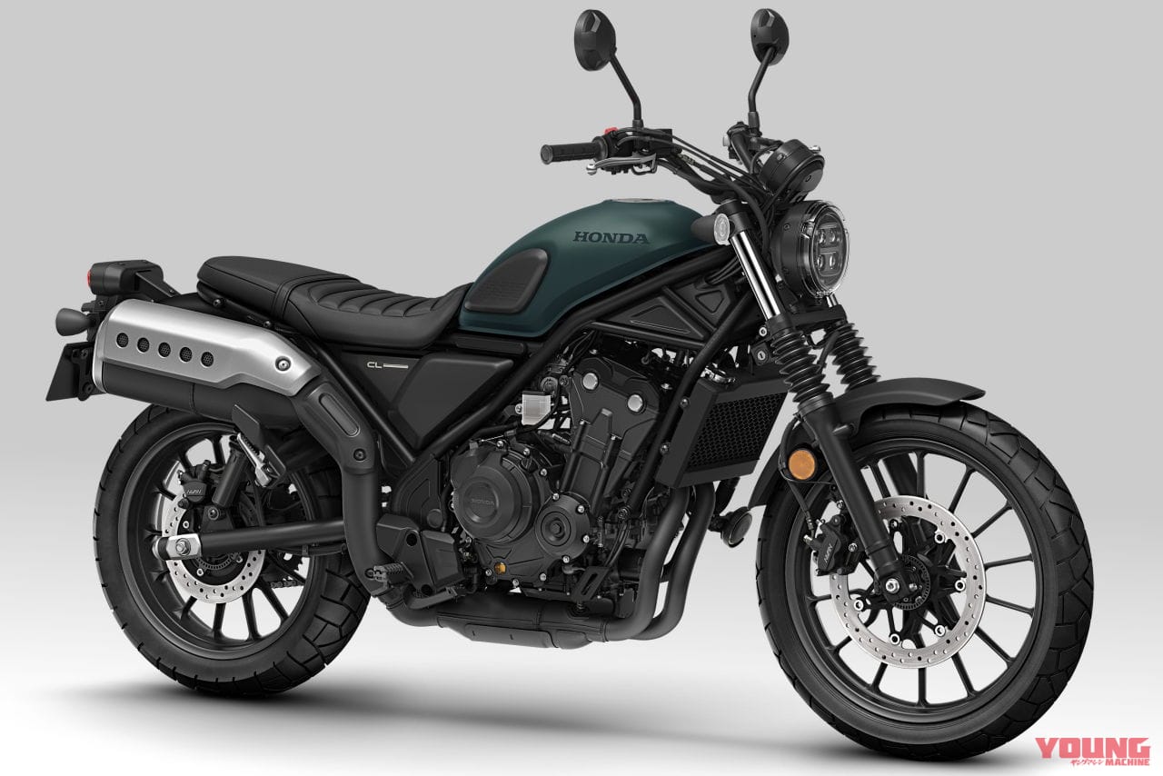 |ホンダ「CL500」一部仕様を変更、ニューカラー採用の2025年モデル登場! ミドルツインの快走スクランブラー