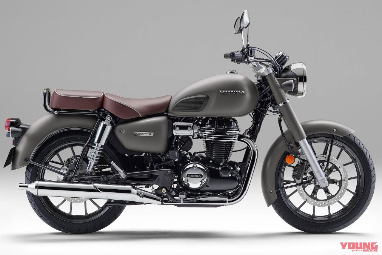 ホンダ｜GB350C｜2025年モデル｜ミリタリー車ライクな新色！ ホンダ「GB350C」一部仕様変更でヘッドライトを改良