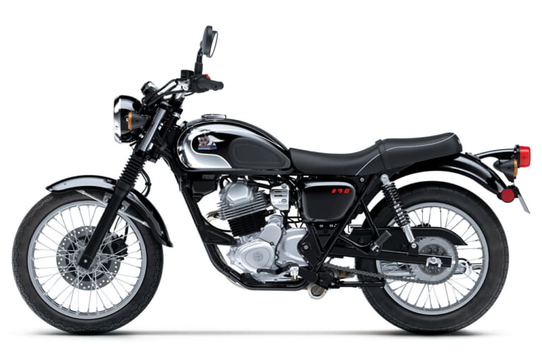 カワサキ|メグロS1|2025年モデル|初登場の赤!! カワサキ「W230」「メグロS1」の2026年モデルが登場、W230はメッキフェンダーも採用