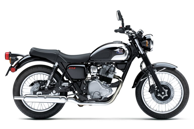 カワサキ|メグロS1|2026年モデル|初登場の赤!! カワサキ「W230」「メグロS1」の2026年モデルが登場、W230はメッキフェンダーも採用