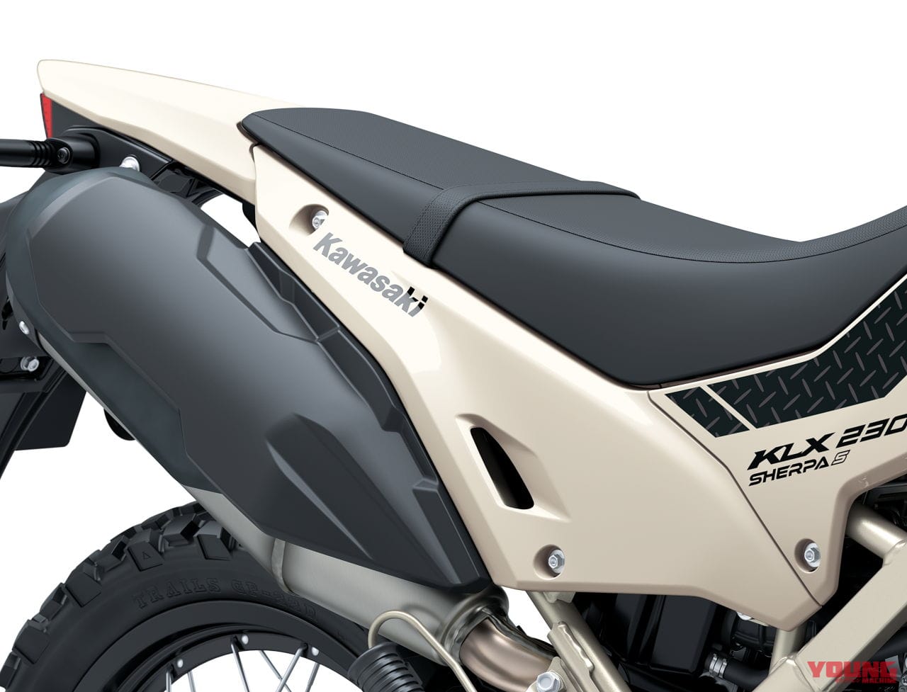 |さらに足着き良好! シート高20mmダウンのカワサキ「KLX230シェルパS」新登場
