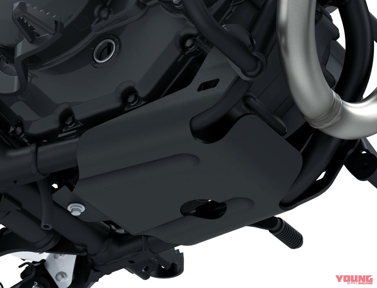 ｜旅する4スト！ カワサキ新型モデル「KLX230 DF」登場、シェルパに後輪チューブレスやエンジンガード、リヤキャリアを追加