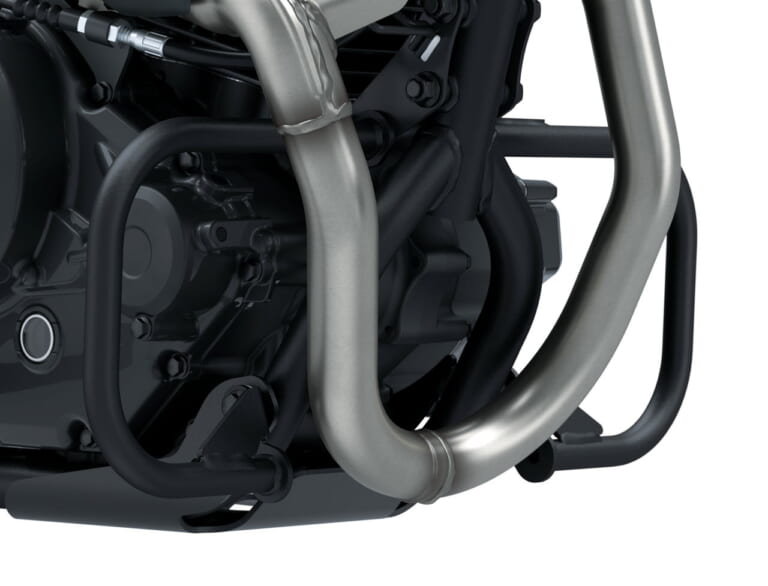 カワサキ|KLX230 DF|2026年モデル|旅する4スト! カワサキ新型モデル「KLX230 DF」登場、シェルパに後輪チューブレスやエンジンガード、リヤキャリアを追加