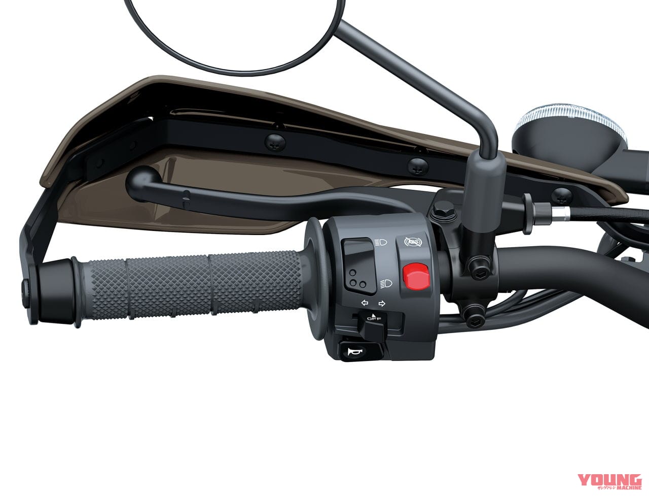 ｜旅する4スト！ カワサキ新型モデル「KLX230 DF」登場、シェルパに後輪チューブレスやエンジンガード、リヤキャリアを追加