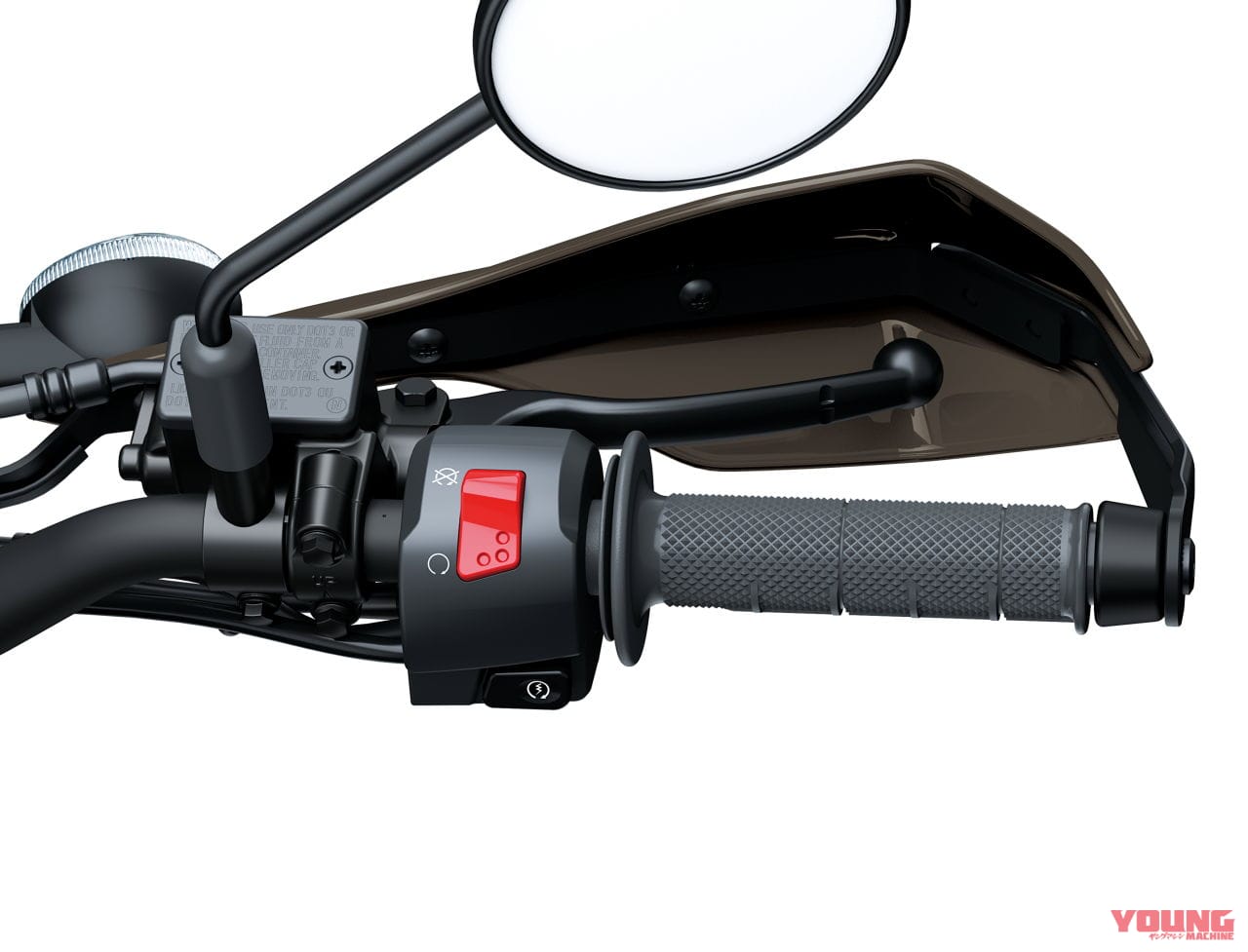 ｜旅する4スト！ カワサキ新型モデル「KLX230 DF」登場、シェルパに後輪チューブレスやエンジンガード、リヤキャリアを追加