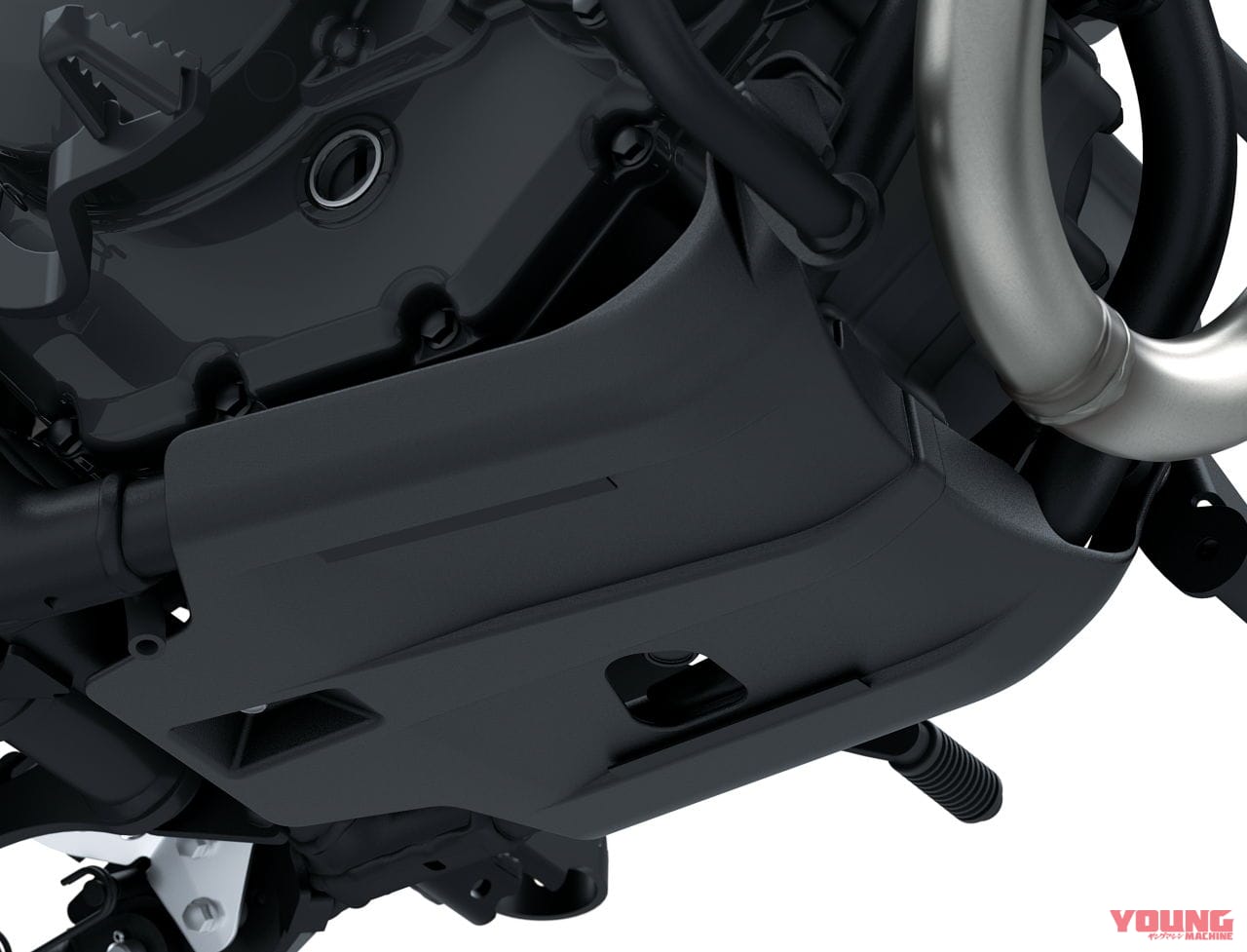 ｜旅する4スト！ カワサキ新型モデル「KLX230 DF」登場、シェルパに後輪チューブレスやエンジンガード、リヤキャリアを追加