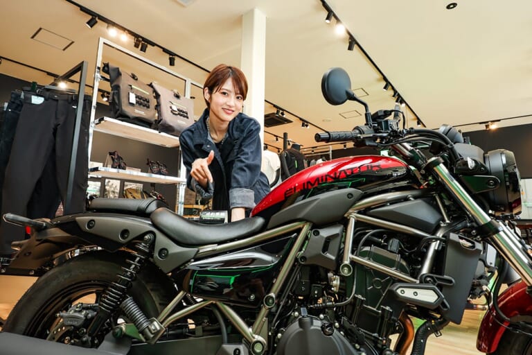 若月佑美｜「教習所ではめちゃめちゃ転びました(笑)」若月佑美、バイク初納車＆ツーリングの模様を取材：免許取得の苦労や購入モデル選びについて語る