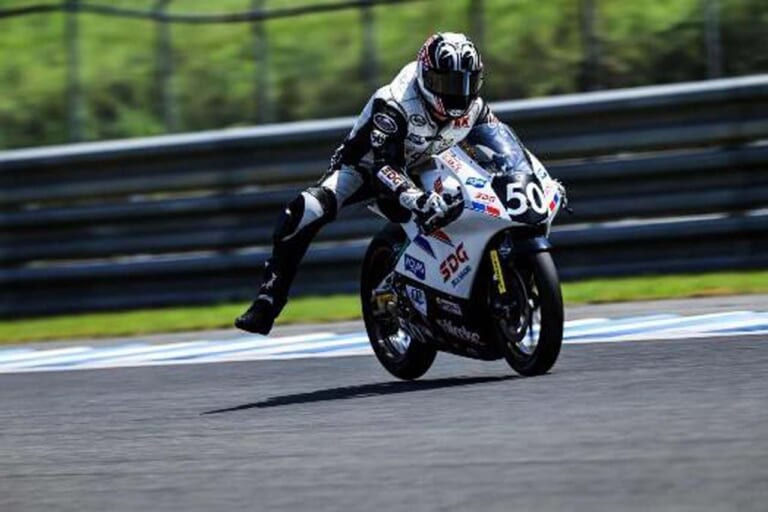 SDG Jr. 56RACING｜全日本ロードレース第4戦 中野真矢監督率いる「SDG Jr. 56RACING」の富樫虎太郎選手は単独6位でチェッカー