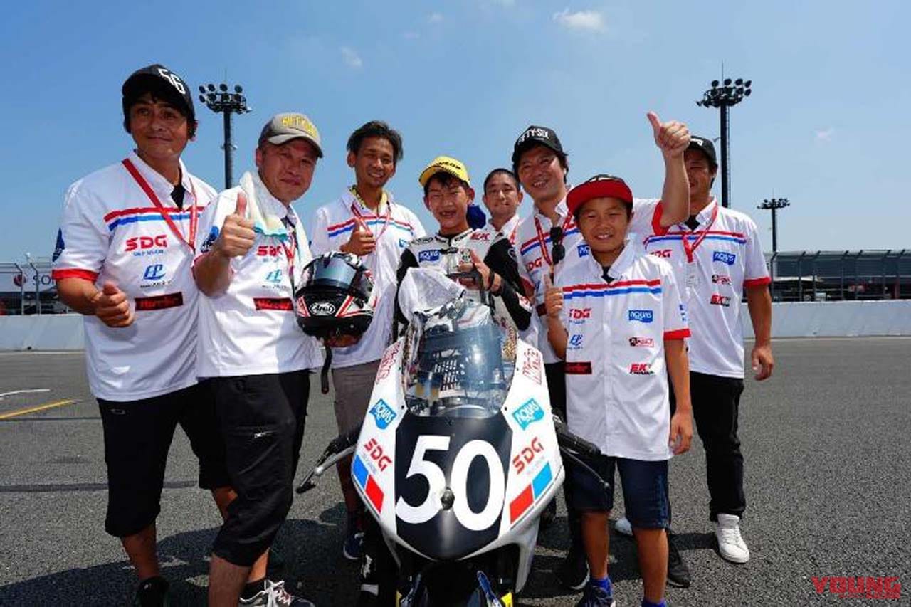 SDG Jr. 56RACING｜全日本ロードレース第4戦 中野真矢監督率いる「SDG Jr. 56RACING」の富樫虎太郎選手は単独6位でチェッカー
