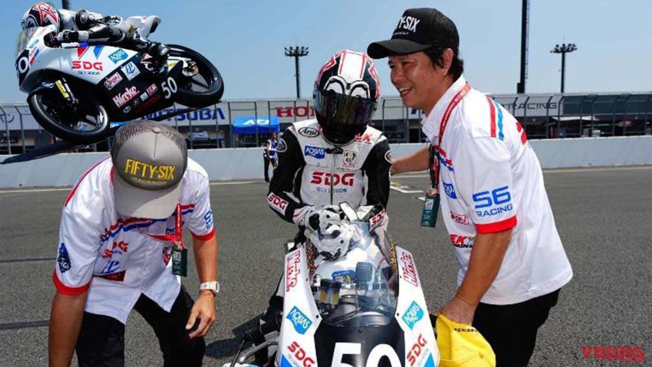 ｜全日本ロードレース第4戦 中野真矢監督率いる「SDG Jr. 56RACING」の富樫虎太郎選手は単独6位でチェッカー