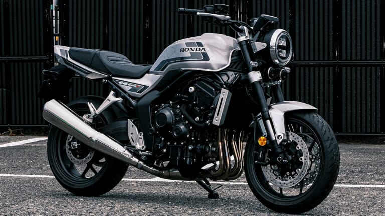 CB1000F コンセプト|「丸眼&角系カウルブーム来るか」ホンダCB1000F SE コンセプト初お披露目:アクセサリー&一部保安部品も判明/CB1000F コンセプトはカラバリ発表