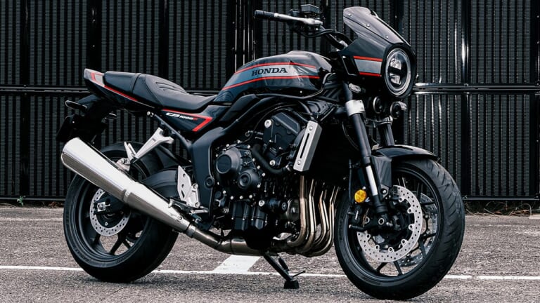 CB1000F コンセプト｜「丸眼&角系カウルブーム来るか」ホンダCB1000F SE コンセプト初お披露目：アクセサリー&一部保安部品も判明/STDはカラバリも