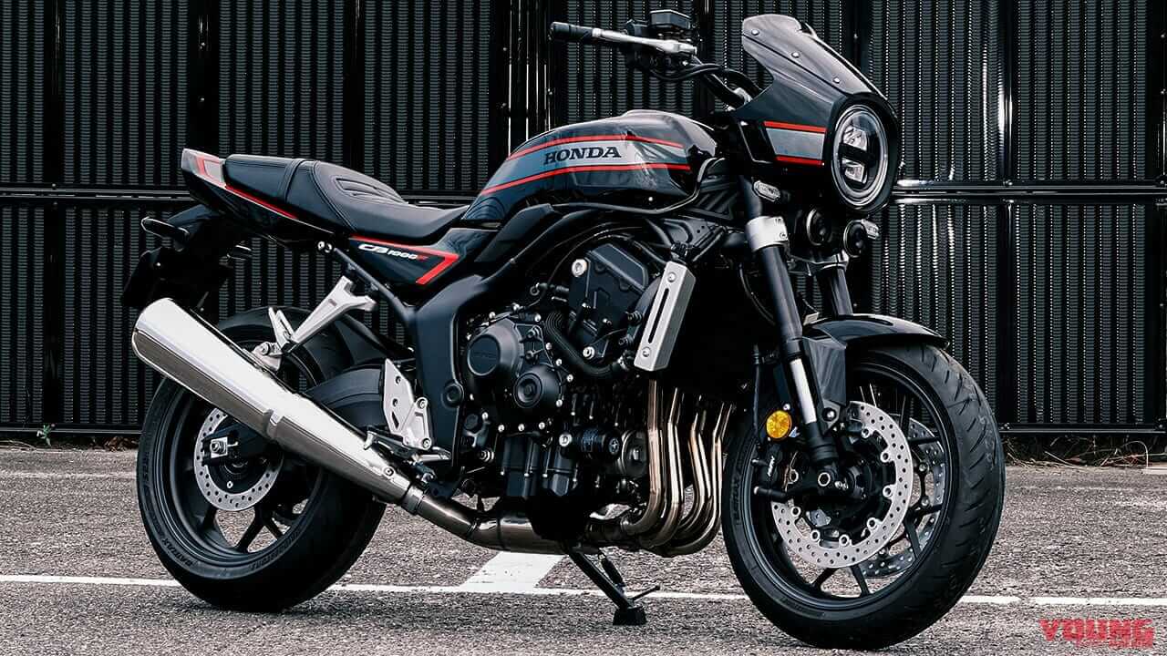 CB1000F コンセプト｜「丸眼&角系カウルブーム来るか」ホンダCB1000F SE コンセプト初お披露目：アクセサリー&一部保安部品も判明/STDはカラバリも