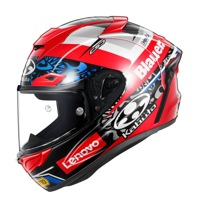 Kabuto F-17 Mips MICHELE PIRRO｜チャンピオンマシン開発ライダー、ミケーレピッロのレプリカモデル Kabuto「F-17 Mips MICHELE PIRRO」登場！