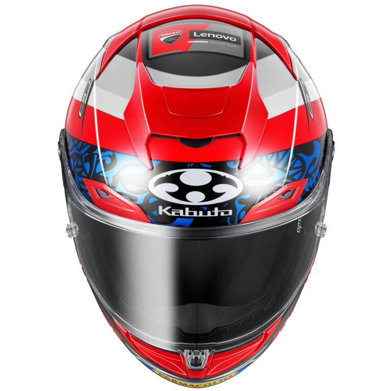 Kabuto F-17 Mips MICHELE PIRRO｜チャンピオンマシン開発ライダー、ミケーレピッロのレプリカモデル Kabuto「F-17 Mips MICHELE PIRRO」登場！