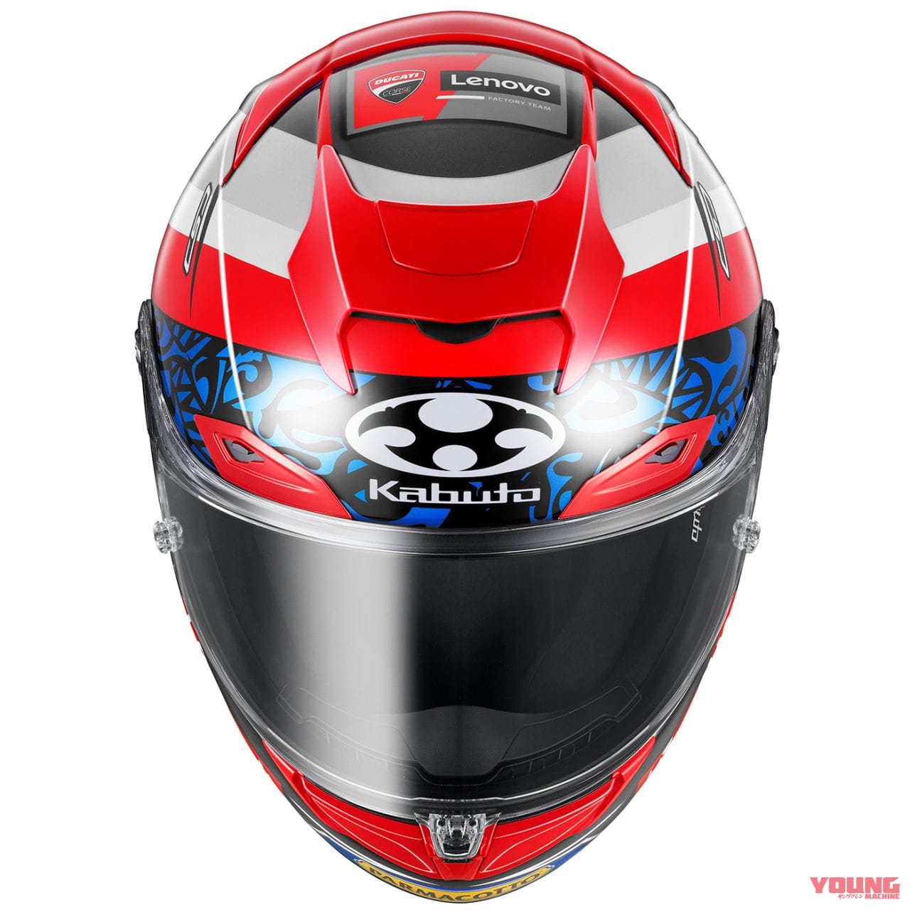 Kabuto F-17 Mips MICHELE PIRRO｜チャンピオンマシン開発ライダー、ミケーレピッロのレプリカモデル Kabuto「F-17 Mips MICHELE PIRRO」登場！