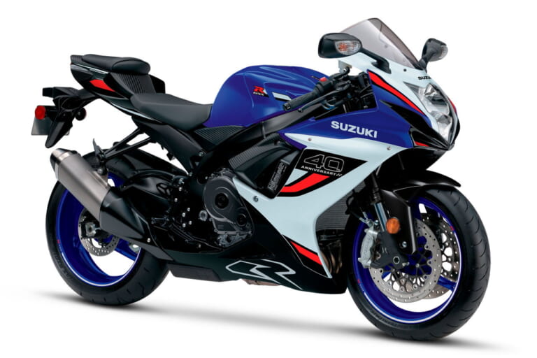 スズキ｜GSX-R600｜北米仕様｜2026年モデル｜こっちも40周年記念カラー！ 北米で生き残るスズキ「GSX-R750」「GSX-R600」に新型R1000とお揃いの青×白が登場