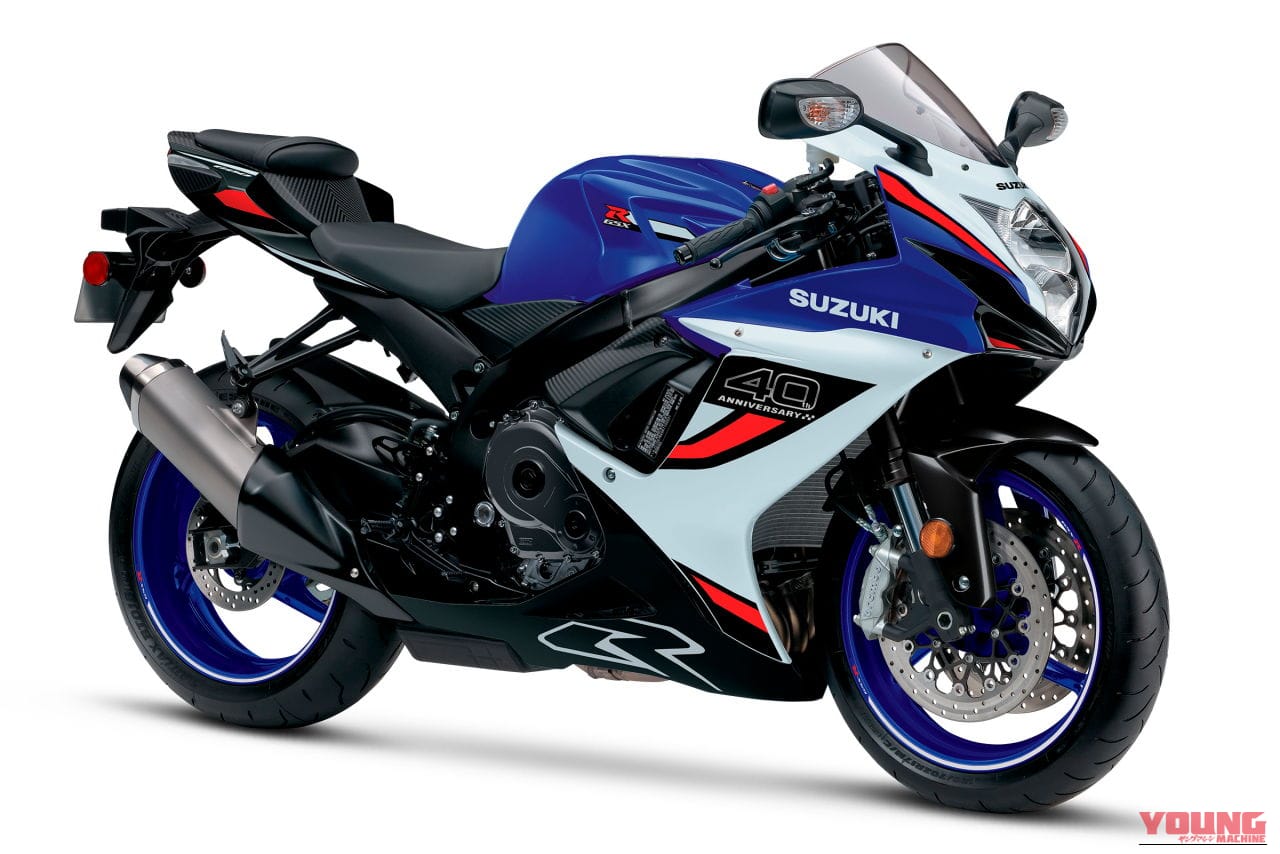 スズキ｜GSX-R600｜北米仕様｜2026年モデル｜こっちも40周年記念カラー！ 北米で生き残るスズキ「GSX-R750」「GSX-R600」に新型R1000とお揃いの青×白が登場