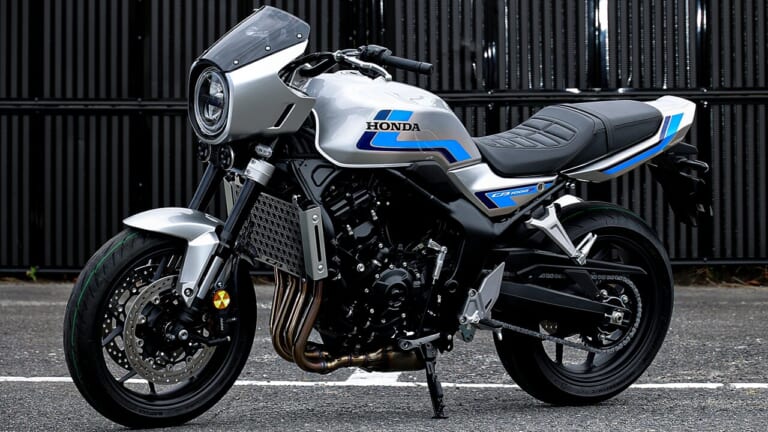 CB1000F SE コンセプト|「丸眼&角系カウルブーム来るか」ホンダCB1000F SE コンセプト初お披露目:アクセサリー&一部保安部品も判明/CB1000F コンセプトはカラバリ発表